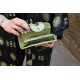 Big Fat Ex Large Wallet Apple Green Leather